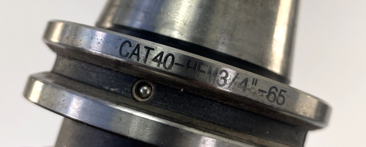 HPI America CAT40 HEM 3/4" - 65 CNC Collet Chuck Tool Holder + USST Pull Stud