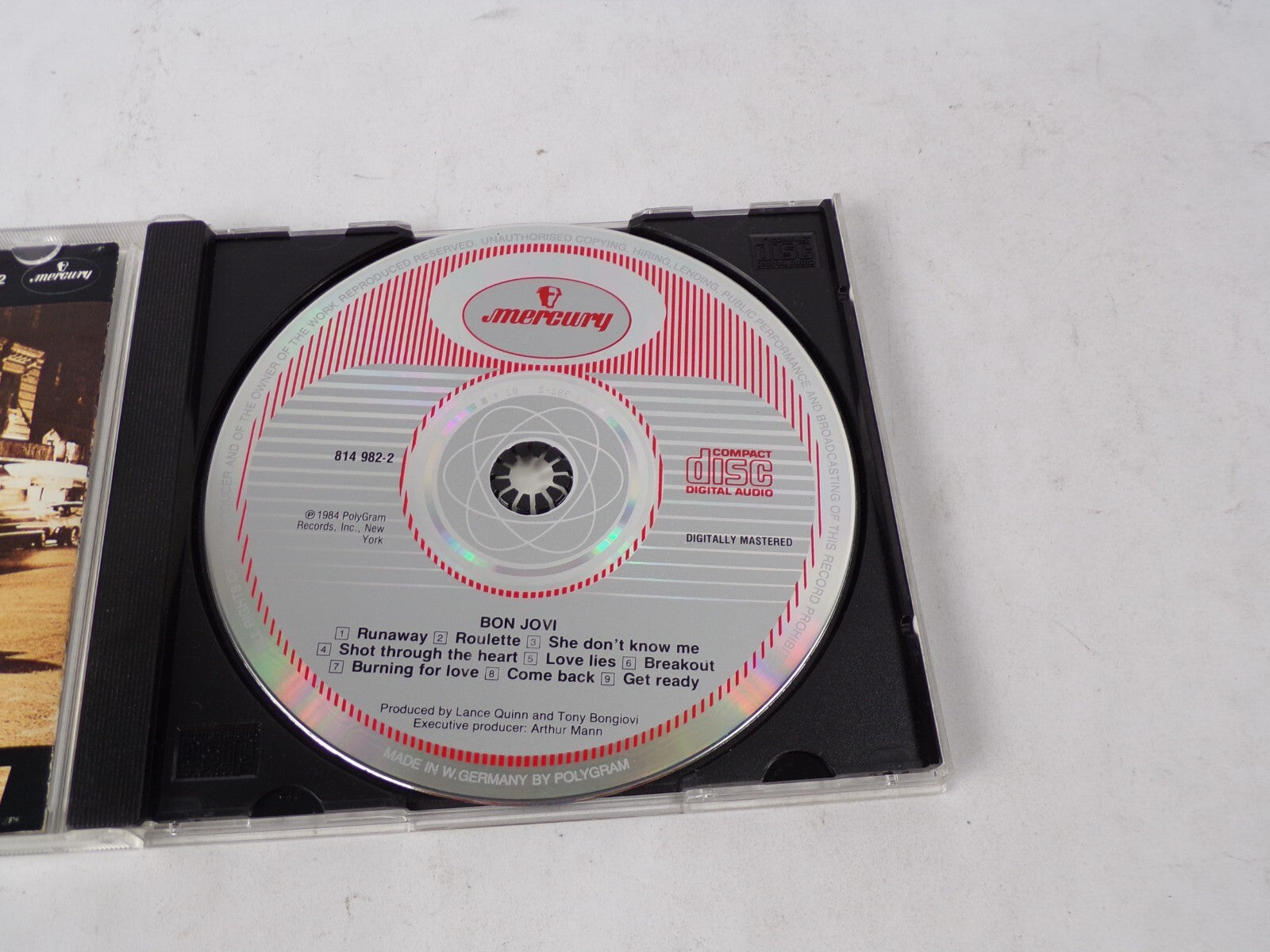 Bon Jovi Runaway Roulette Shot through the heart Love Lies Come Back CD#62