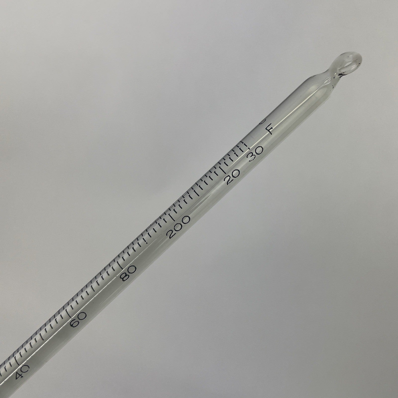 Vintage Thermometer Japan 76mm Immersion WOOD CO 12”  0 To 230 F -  M 648G