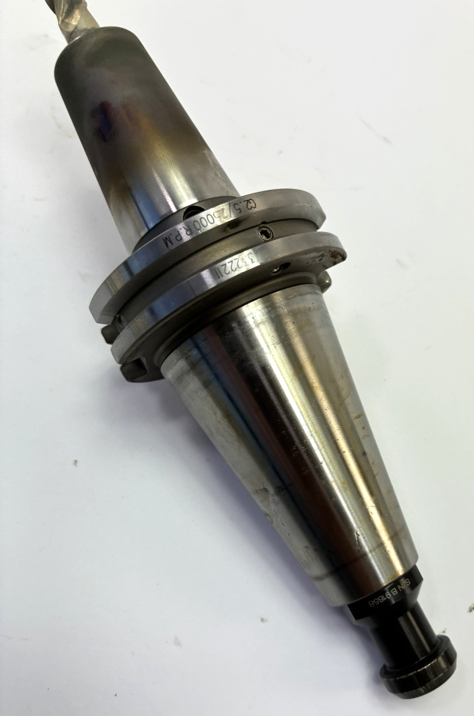 Haas 04-0045 CT40 3/8" Shrink Fit Tool Holder 3.15" TSC 25K RPM CAT40