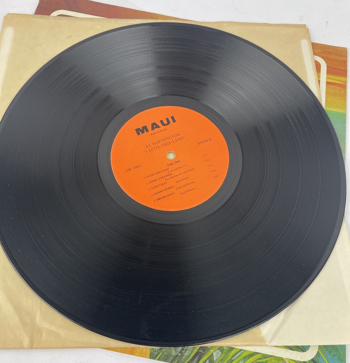 I Love This Land - Al Harrington (LP Vinyl 1975 Maui Records) Signed By Artist