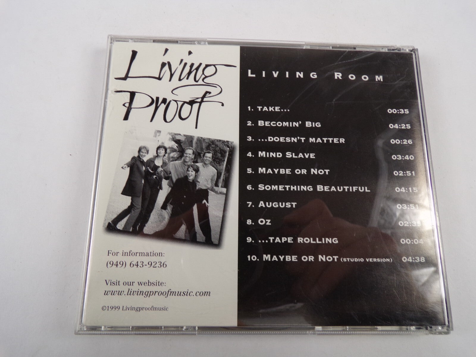 Living Proof Living Room Take Becomin Big Doesn't Matter Mid Slave Oz CD#37