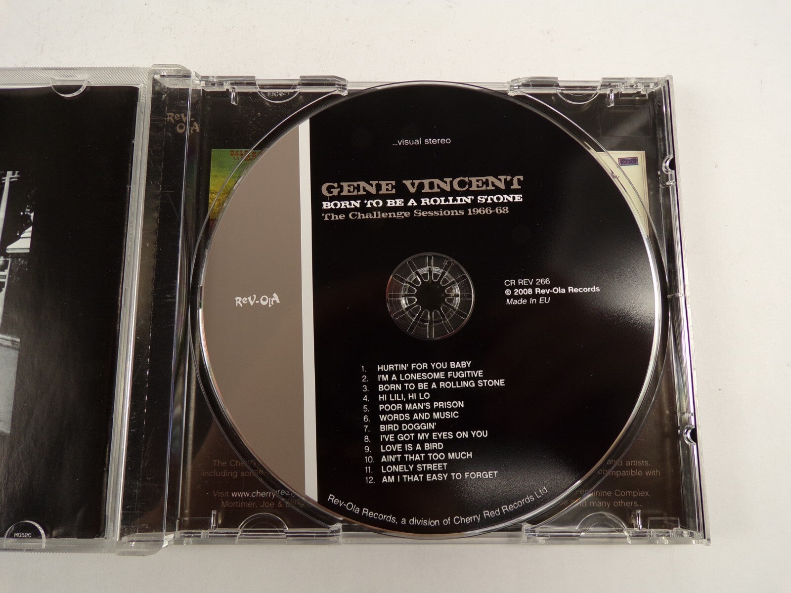 Gene Vincent Born To Be A Rollin' Stone Lonely Street Bird Doggin' CD#47