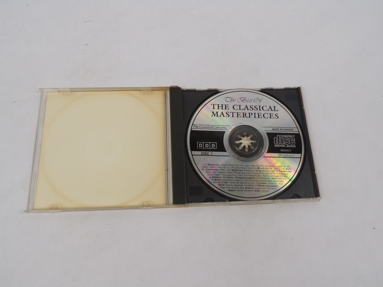 The Best Of The Classical Materpieces Mozart Chopin Fibich CD#71