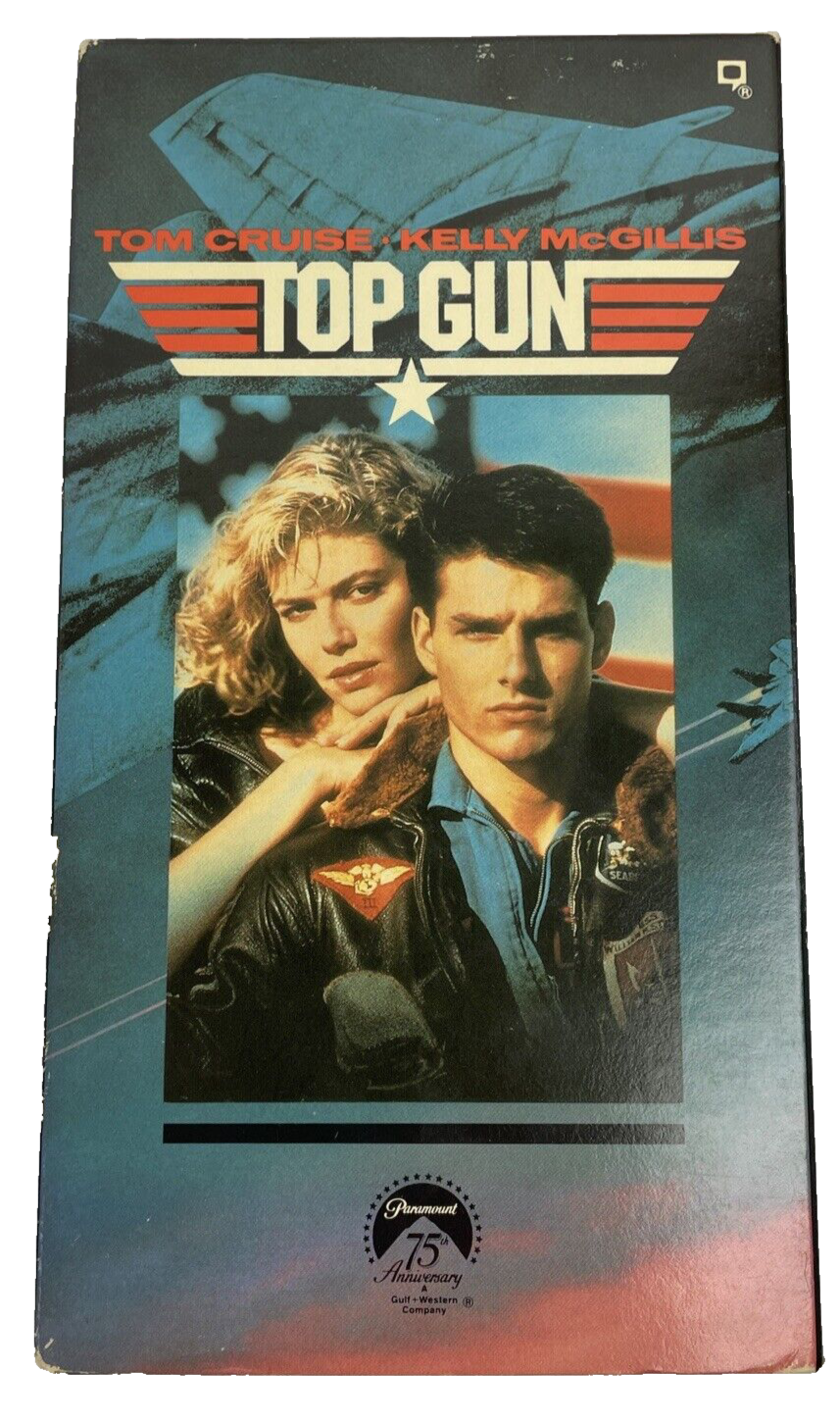 Top Gun - VHS HI-FI Stereo - 1987 - Tom Cruise - Val Kilmer - Kelly McGillis VGC