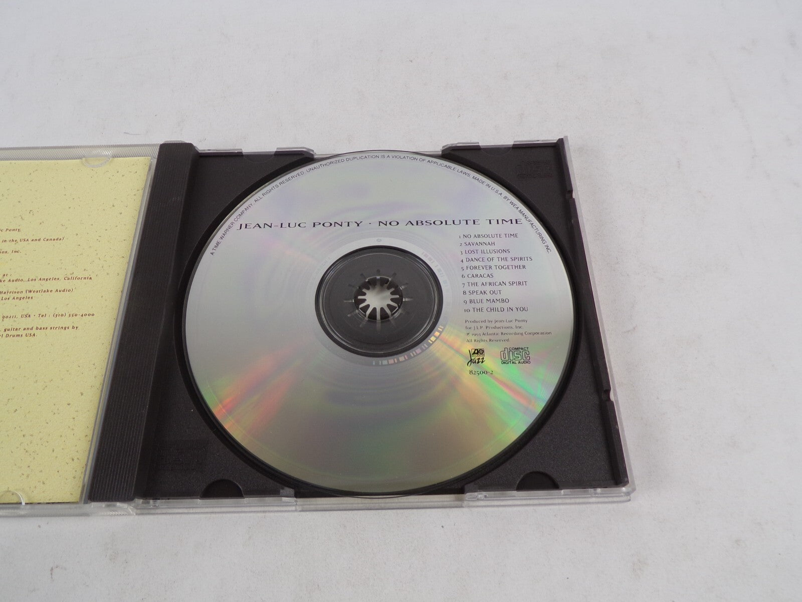 Jean Luc Ponty No Absolute Time No Absolute Time Savannah Lost Illusions CD#54