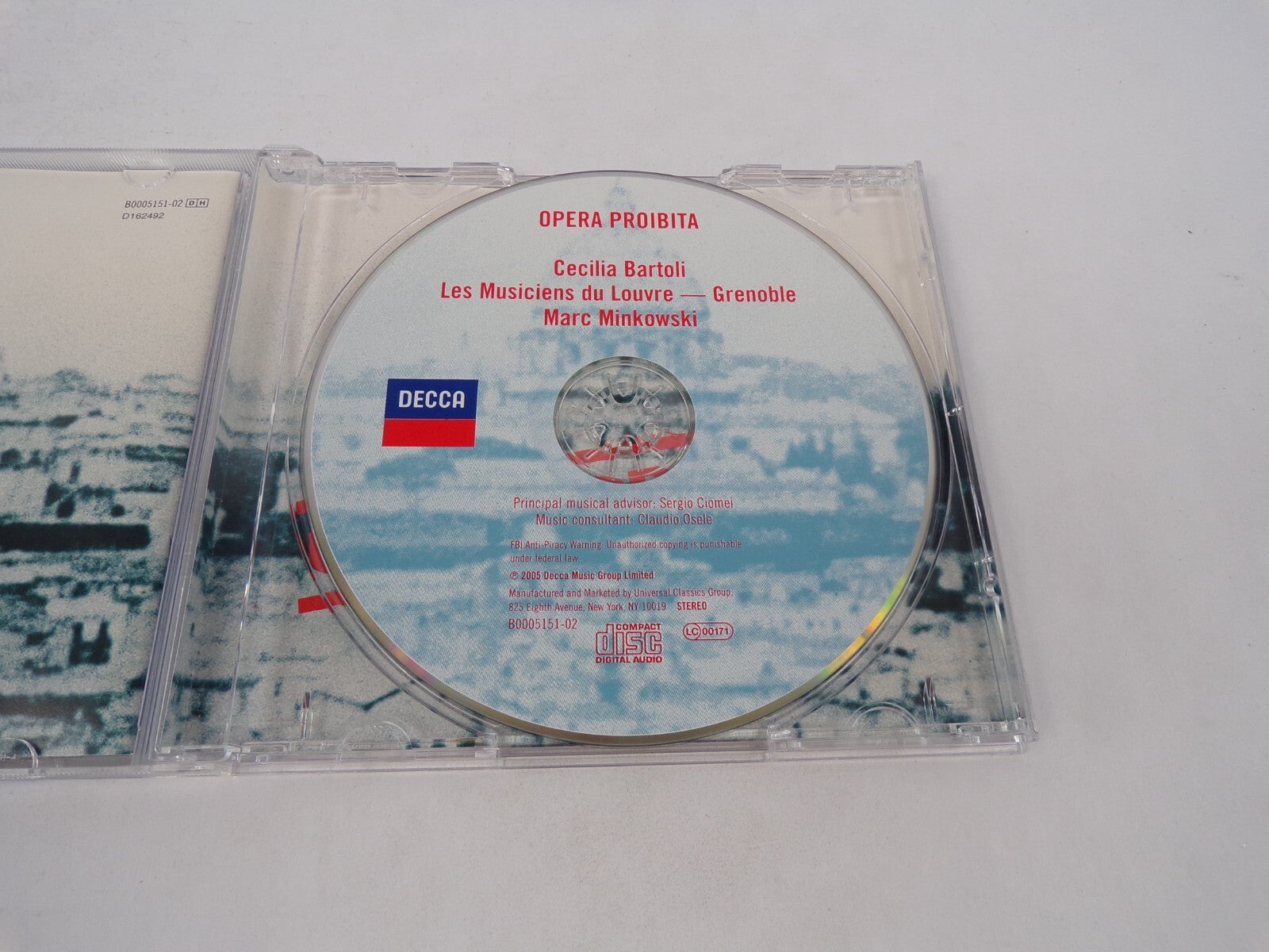 Cecilia Bartoli Opera Proibita Les Musiciens Du Louvre Marc Minkowski Un CD#70