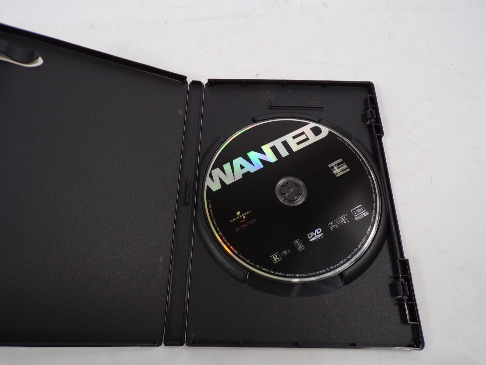 Wanted James McAvoy & Angelina Jolie Morgan Freeman Action & Thrill DVD Movies