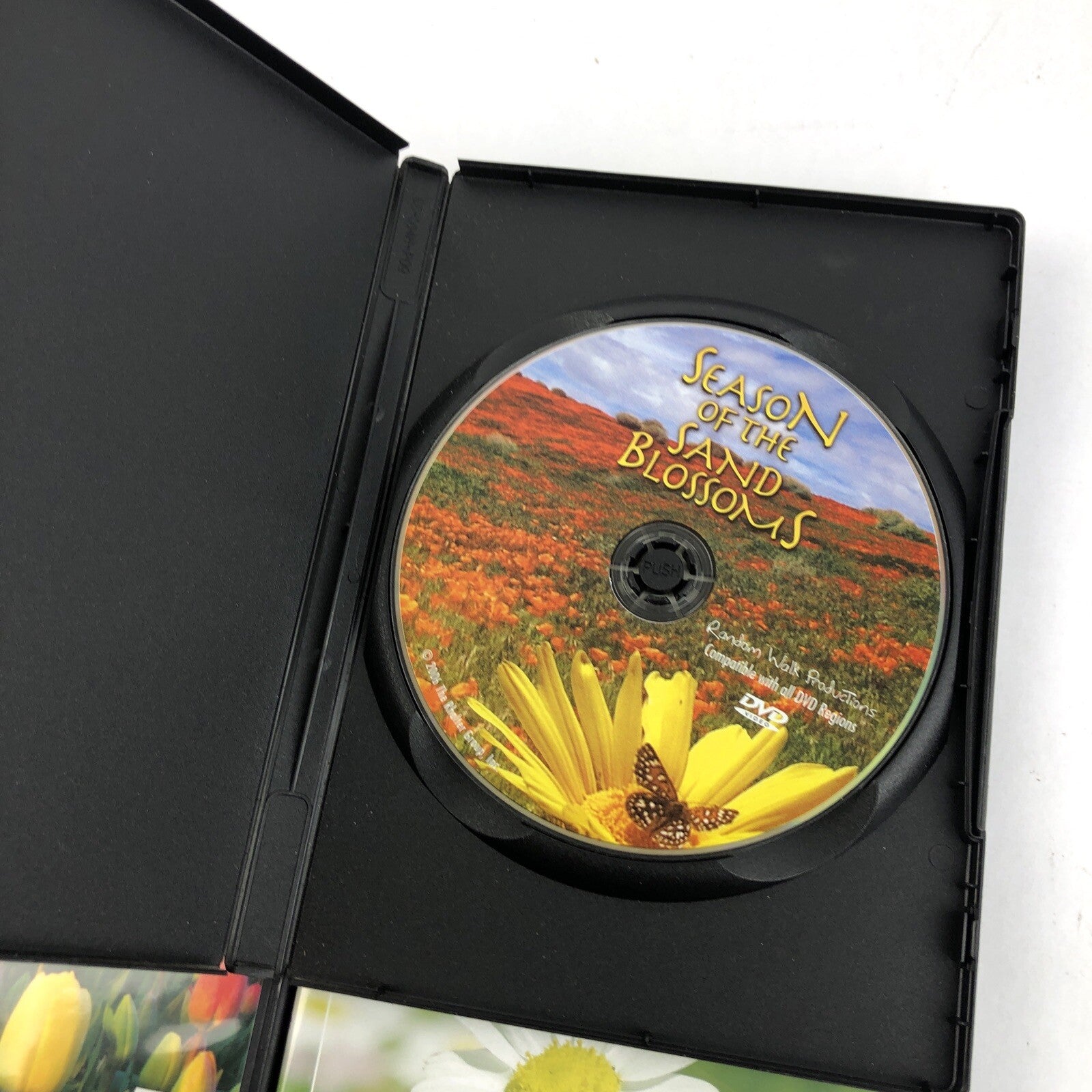 4 X Beautiful Flowers & Gardens Collection DVD Lot Sand Blossoms Wild Flowers