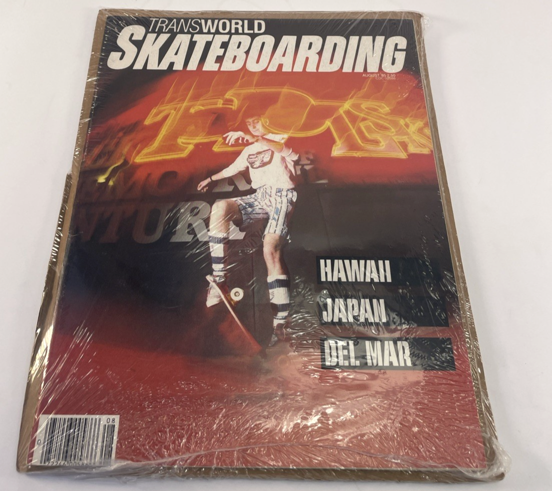 TRANSWORLD SKATEBOARDING MAGAZINE August 1985 Paul Sumnan The Godoys 8/85 aug