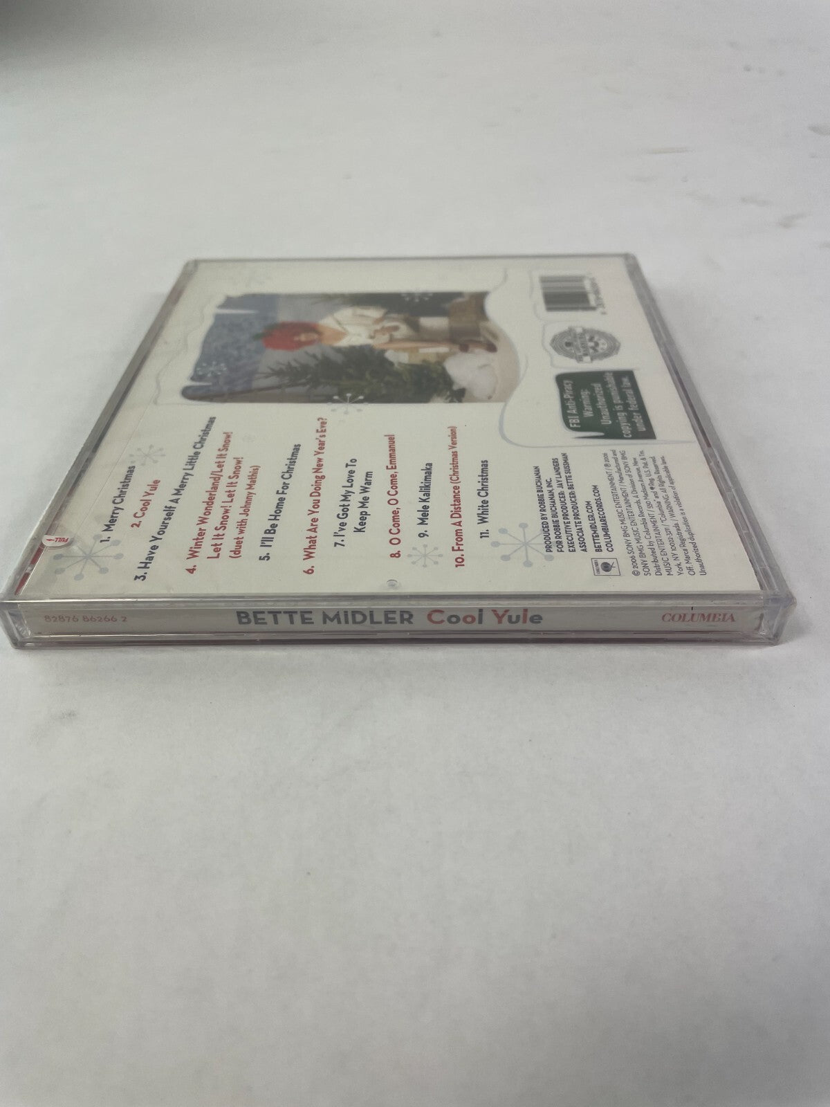 Bette Midler Cool Yule White Christmas From A Distance Winter Wonderland CD#73