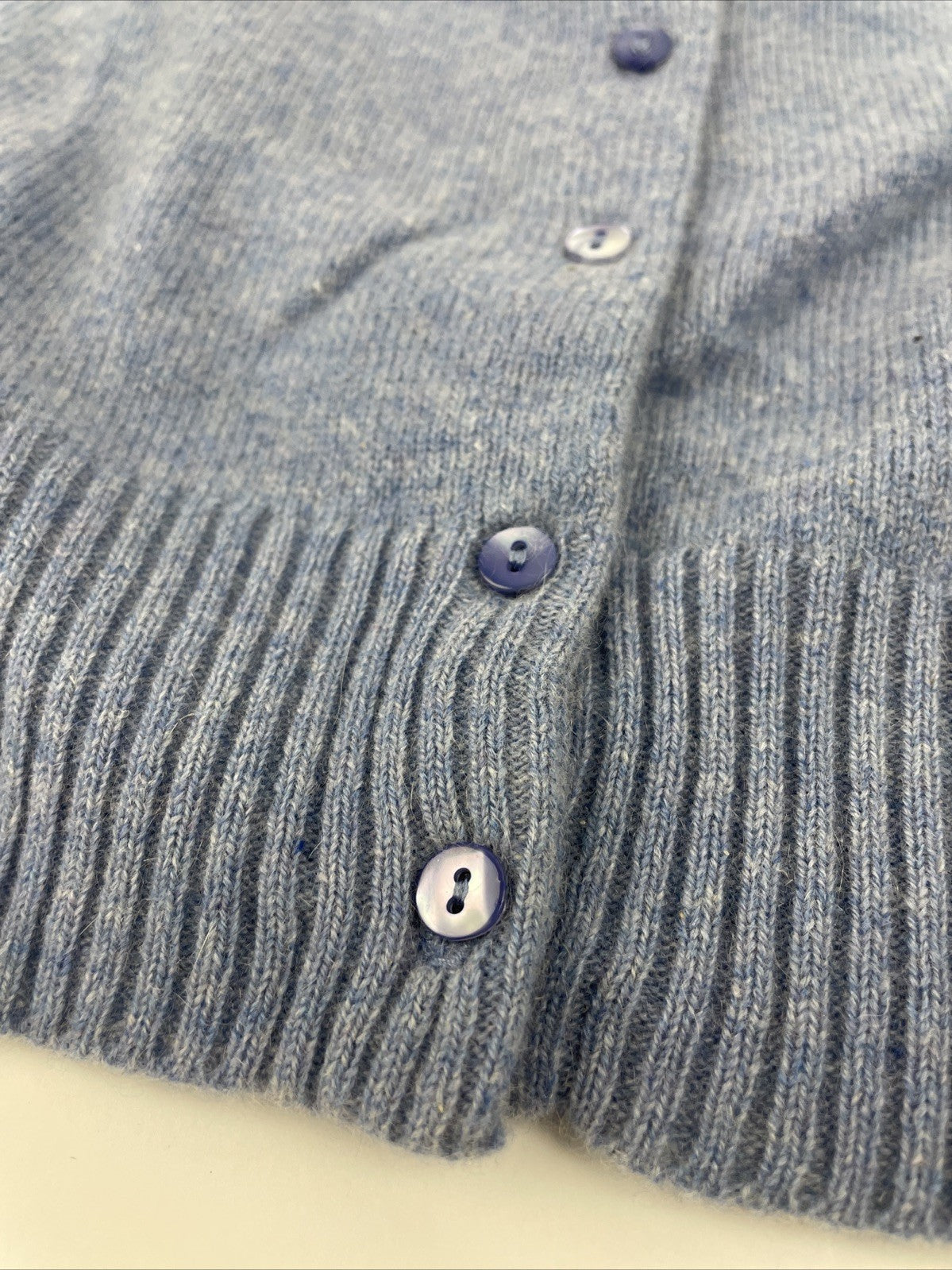 Mossimo Supply Co. Women’s Knit Cashmere Cardigan Small Blue Sweater Open Front