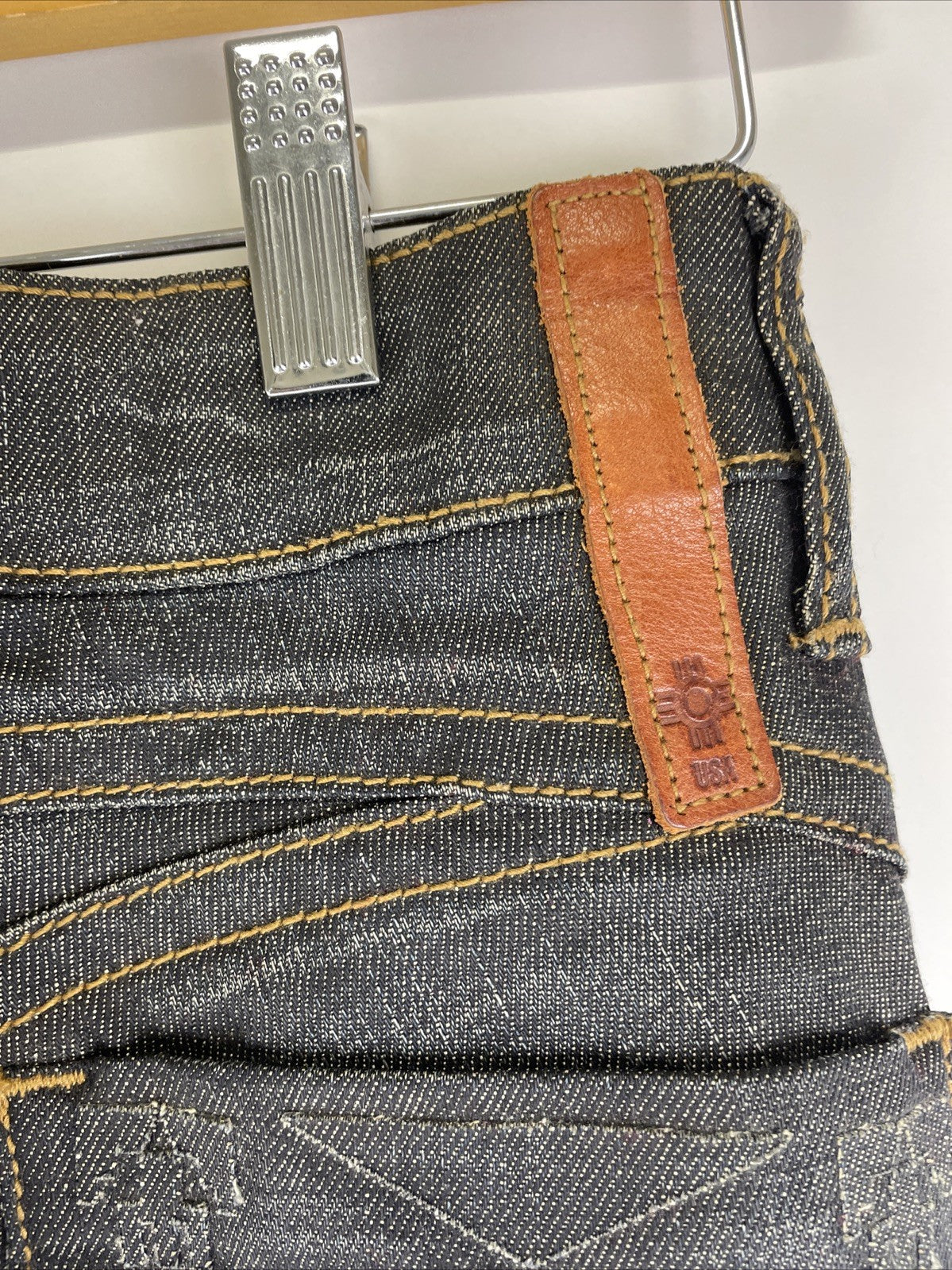 Desert Blue Premium Denim Legging Jeans Dark Rinse Women’s Low Rise - NWOT