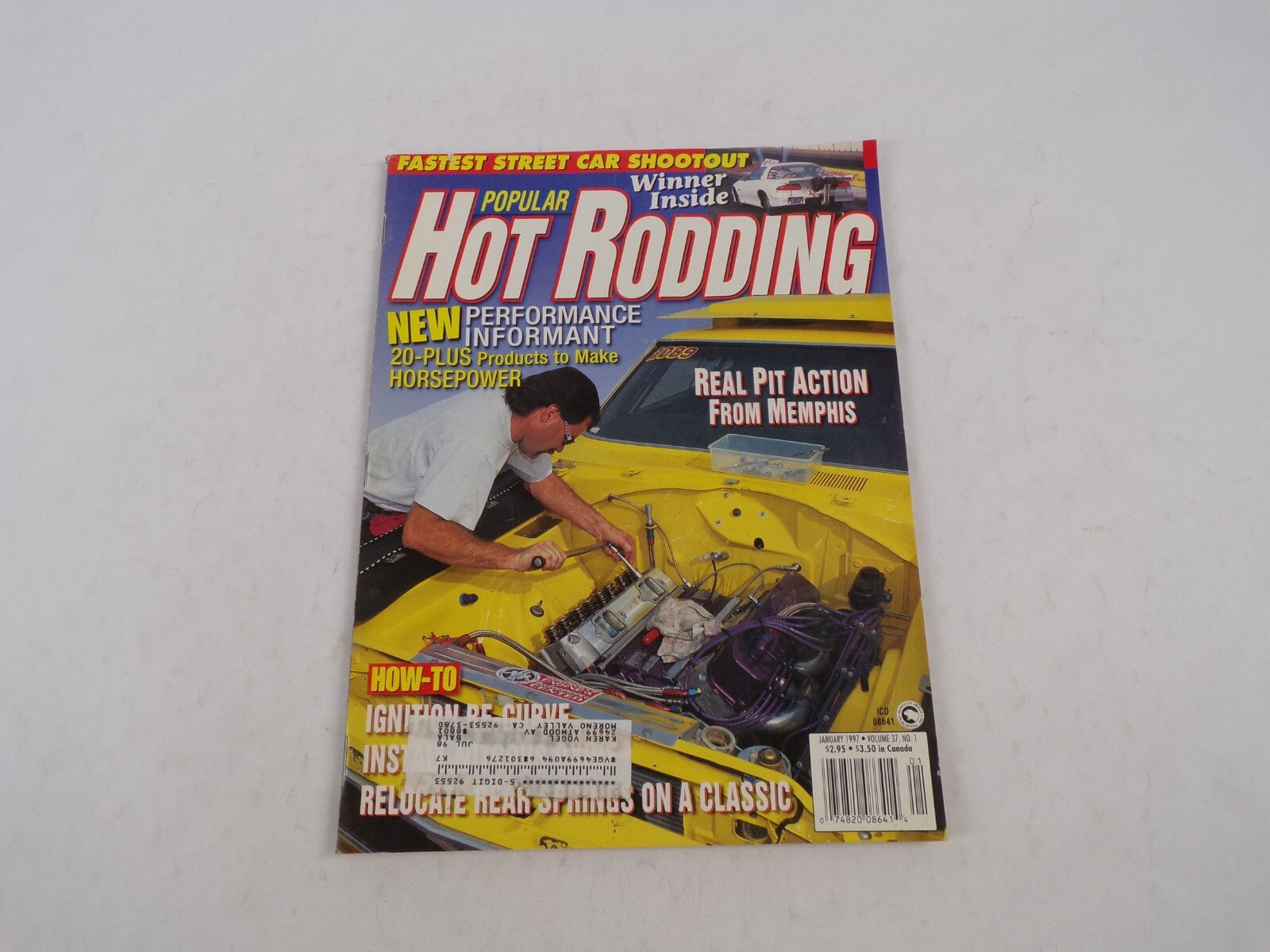 January 1997 Hot Rodding Magazine Fastest Street Car Shootout Winner Inside New