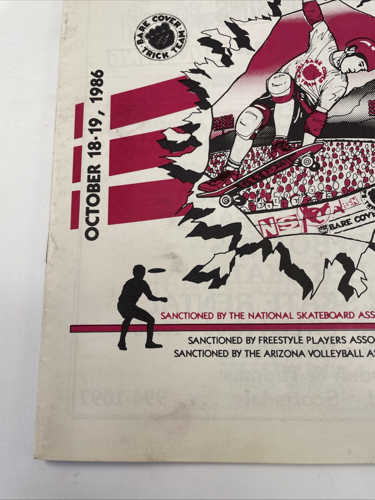 Bare Cover " Festival of Sports " NSA Skateboarding Skateboard Contest Program