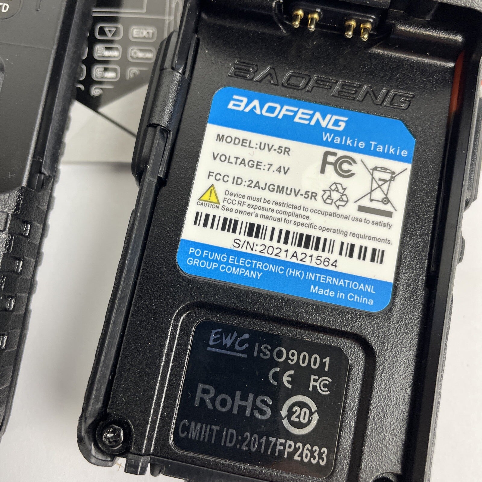 4 x BAOFENG UV-5R 8W Dual Band Two-Way Radio Black w Battery + Short / Tall LOOK