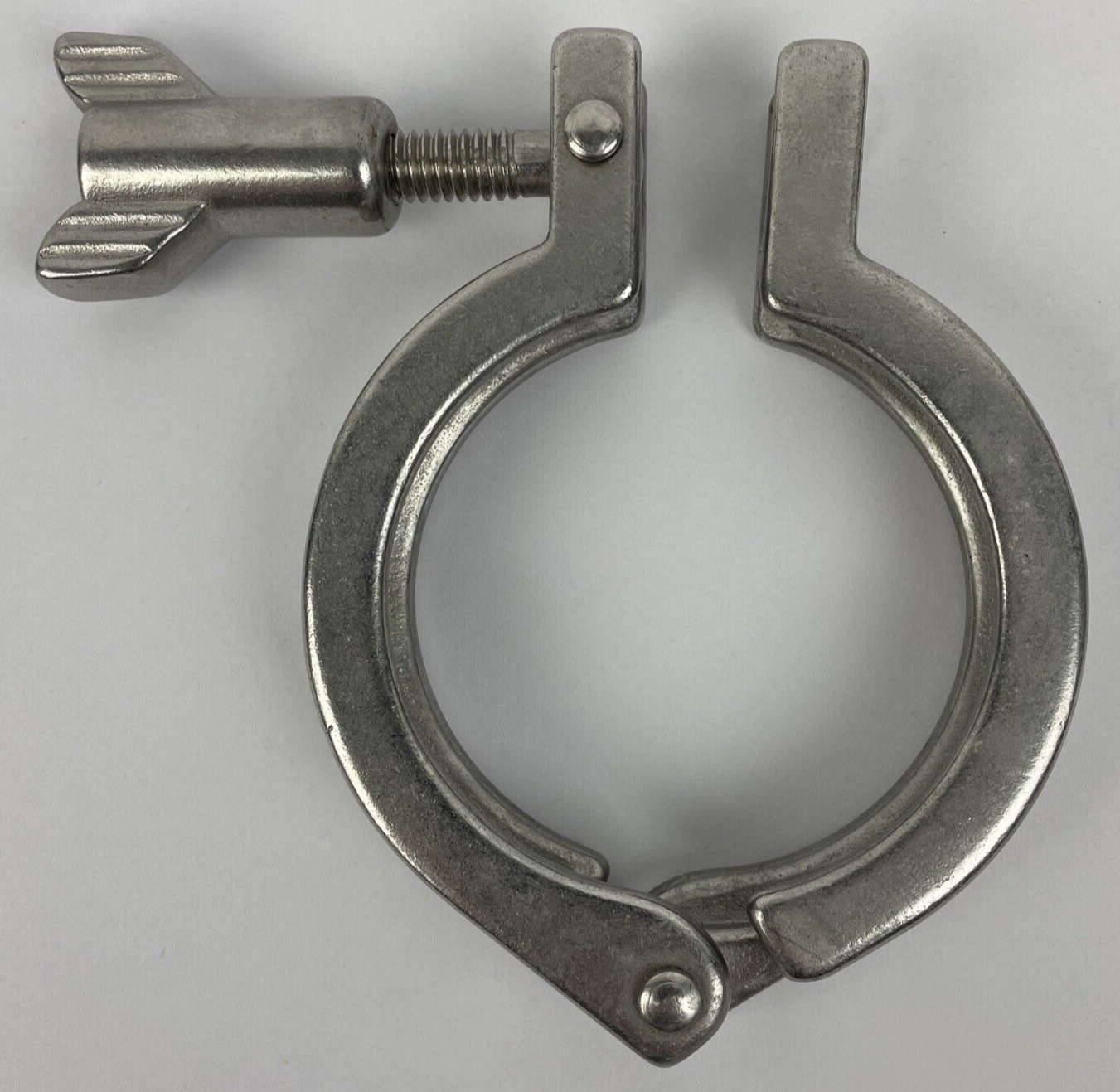 2" Tri Clamp with Wing Nut Stainless Steel 304 Heavy Duty Sanitary Clamp 2in