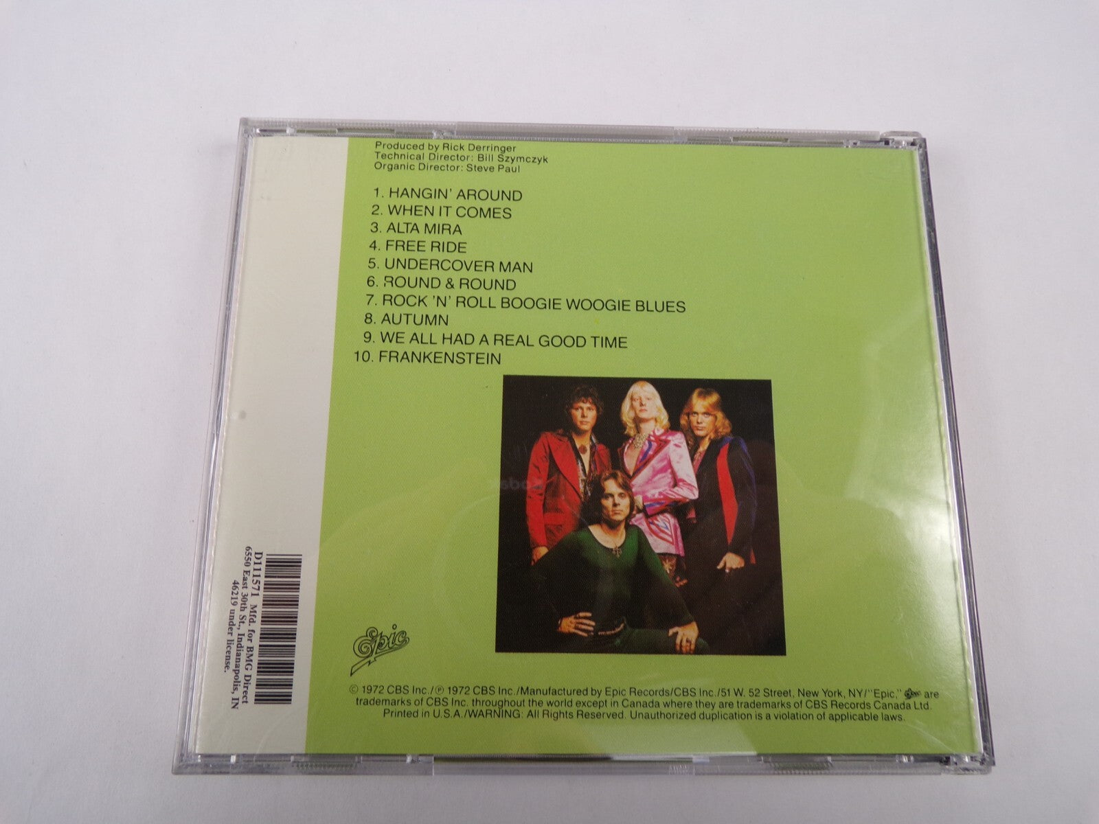 The Edgar Winter Group They Only Come Out At Night hangin Around Autumn CD#58