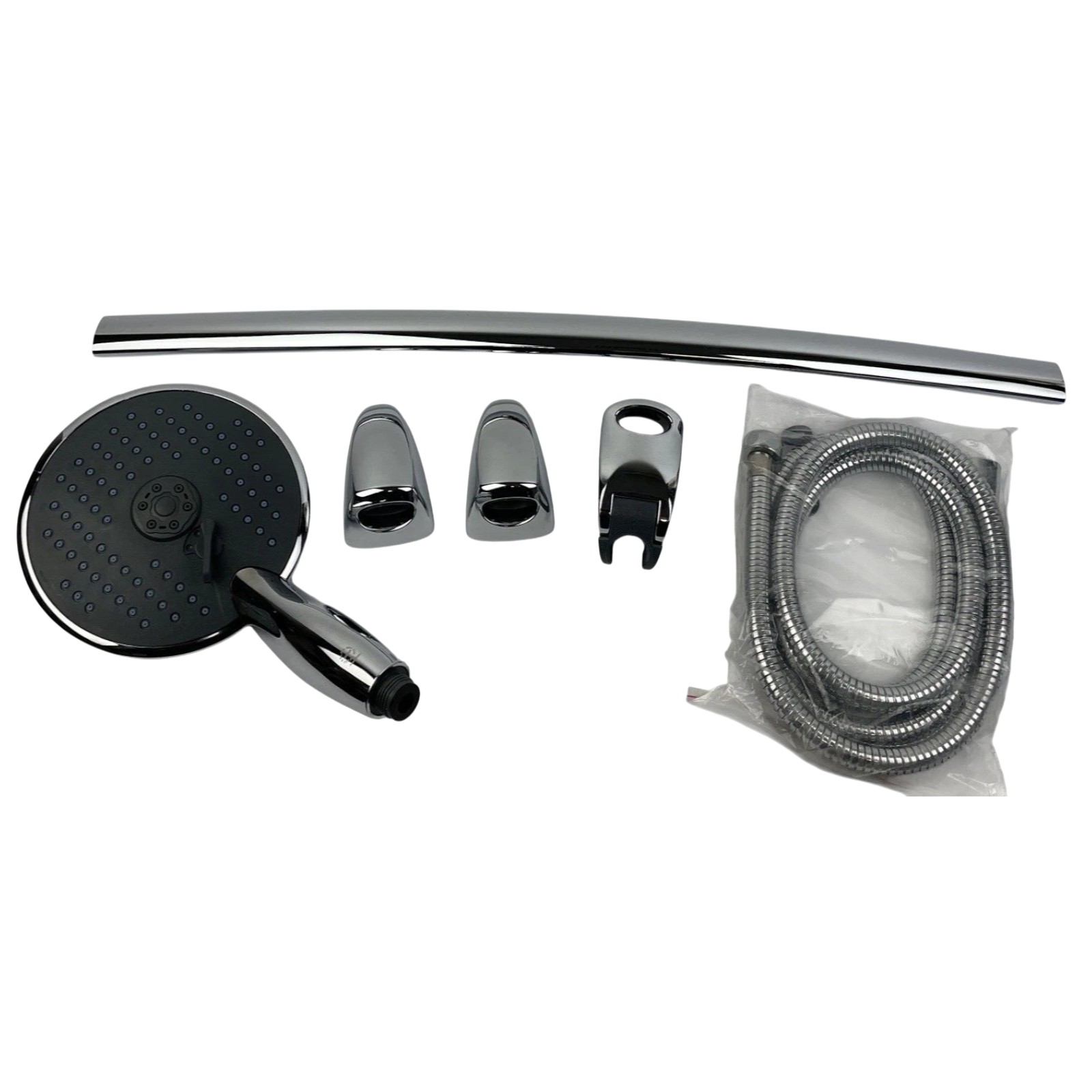 AQUABRASS 20632 Wall Mounted Hand Held 3 function Shower Head Polished Chrome