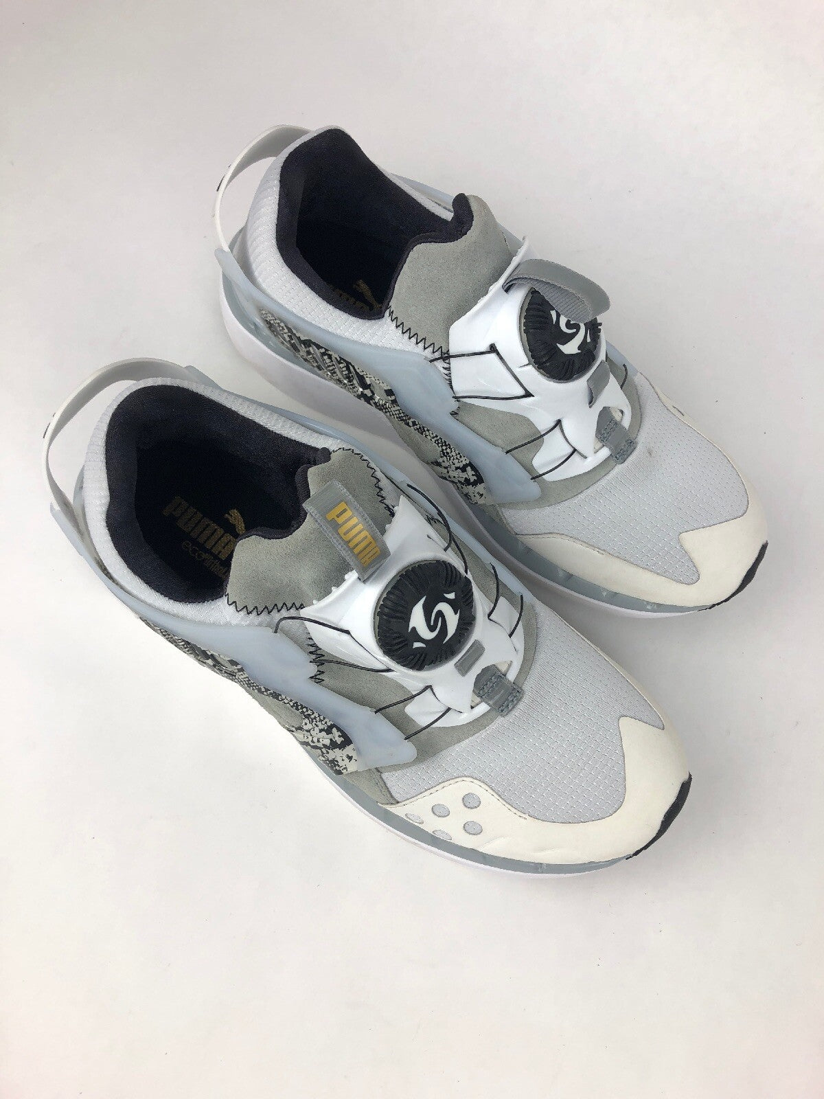 New Women's Puma Disc Blaze Nude Shoe Style Soft Gray White Size  7 UK - 7.5 US