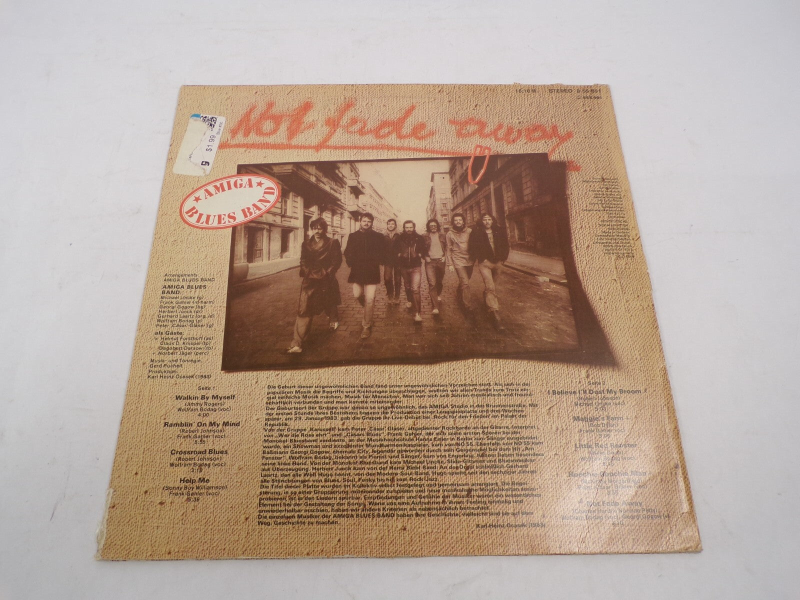 Not Fade Away Amiga Blues Band Stereo  Die Geburt Dieser Band Vinyl Record