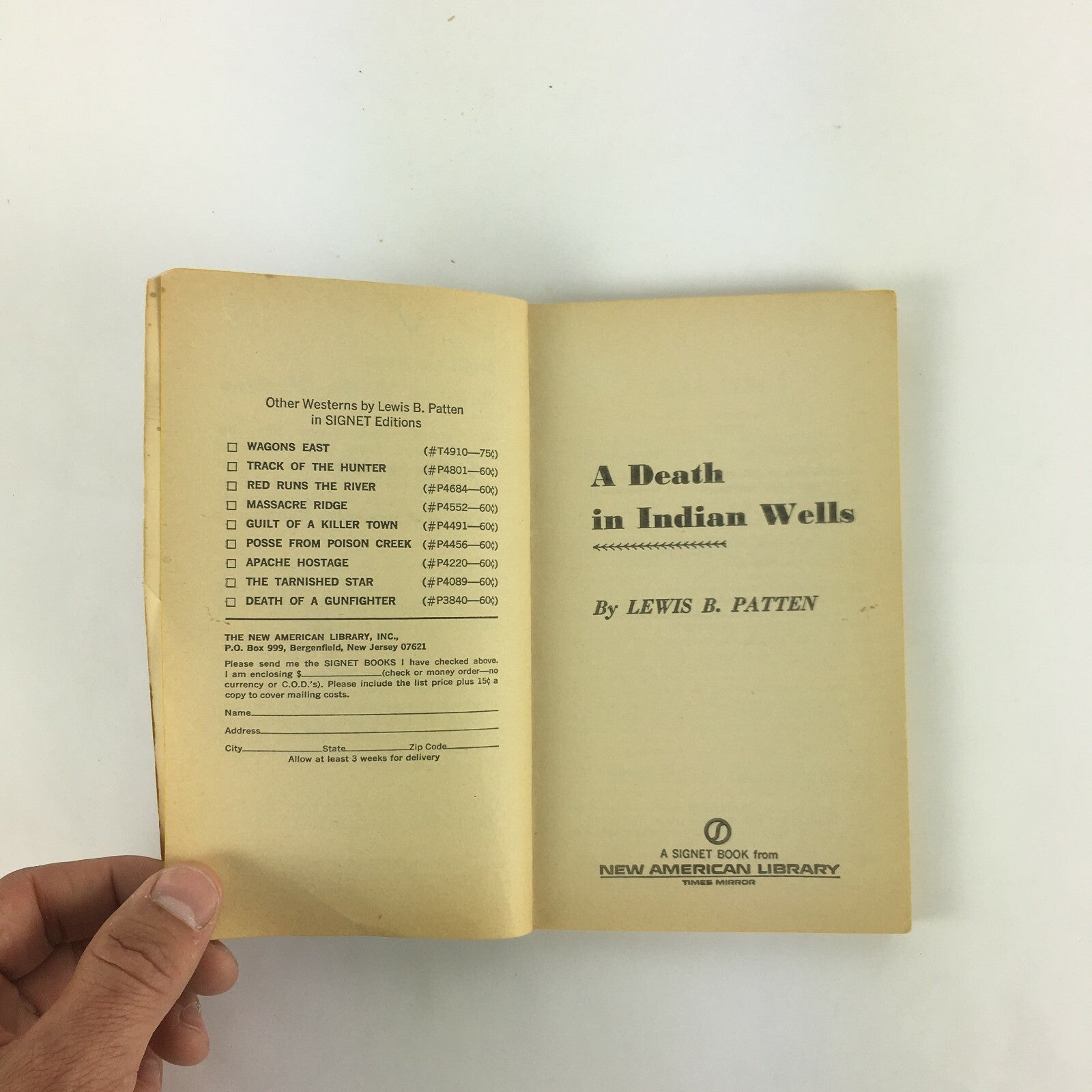 Lewis B.Patten A Death in Indian Wells