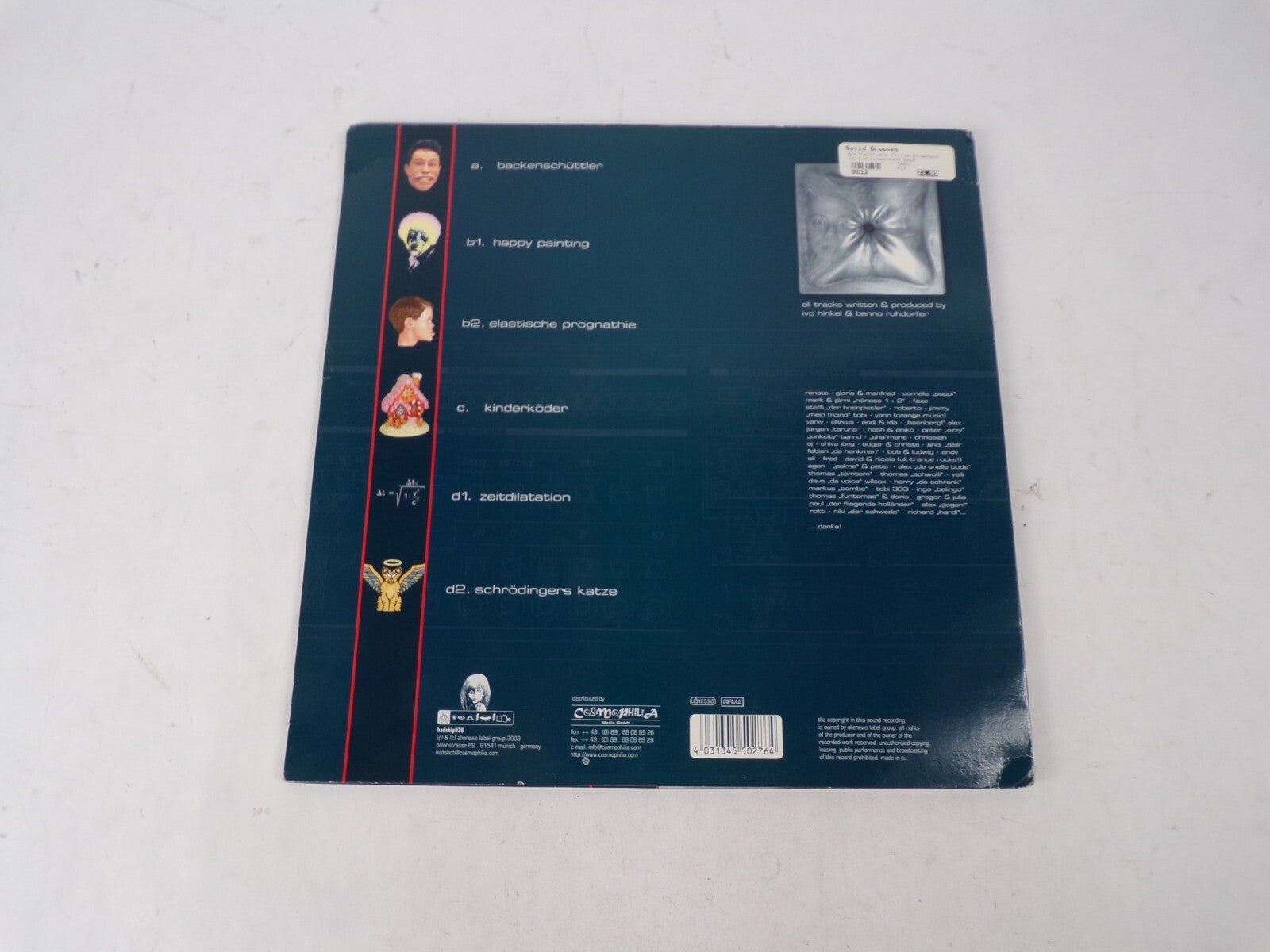 Zeitverschwendung Backenschuttler Happy Painting Kinderkoder Vinyl Record