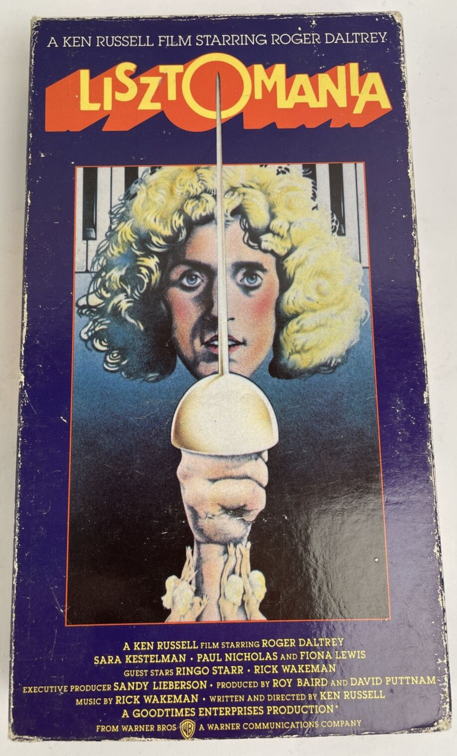 " LISZTOMANIA " VHS Movie Roger Daltrey Sara Kestelman Paul Nicholas Ringo Starr