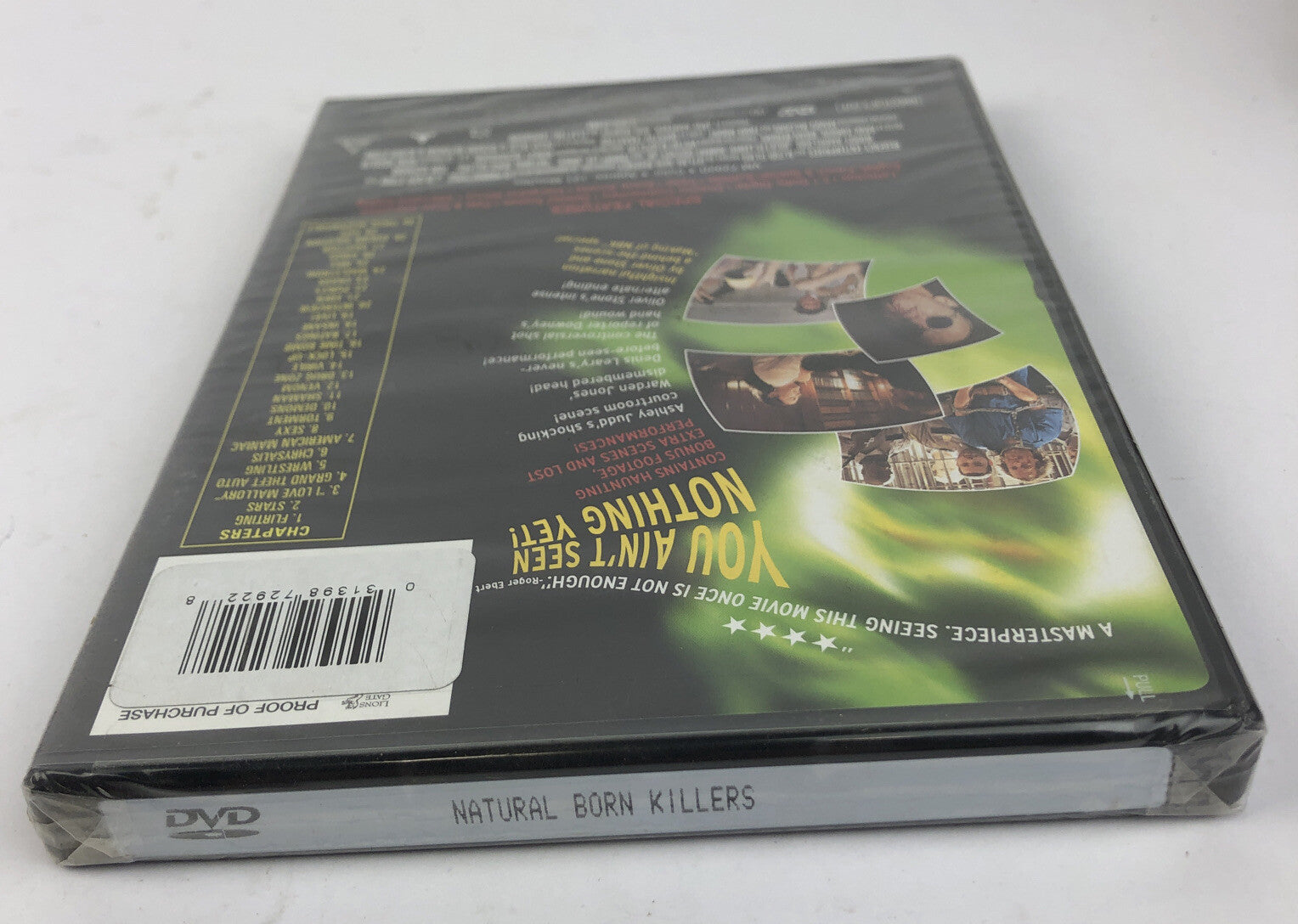 Natural Born Killers (DVD, 2000, Director's Cut) new sealed in Package 