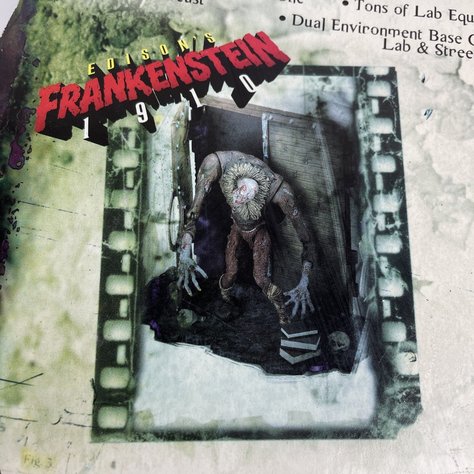 SILENT SCREAMERS FRANKENSTEIN MEZCO NEW SEALED EDISON'S 1910 REEL MASTERS