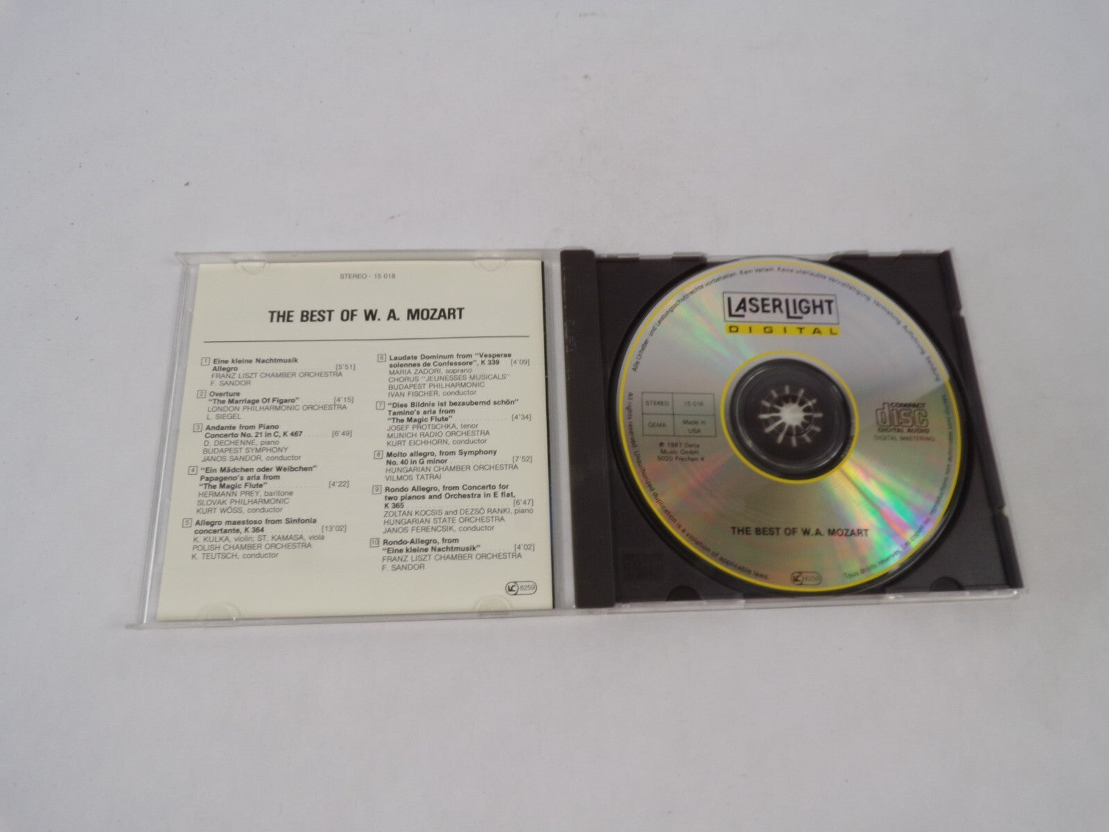 The Best Of Wolfgang Amadeus Mozart Selections From The Magic Flute The CD#71