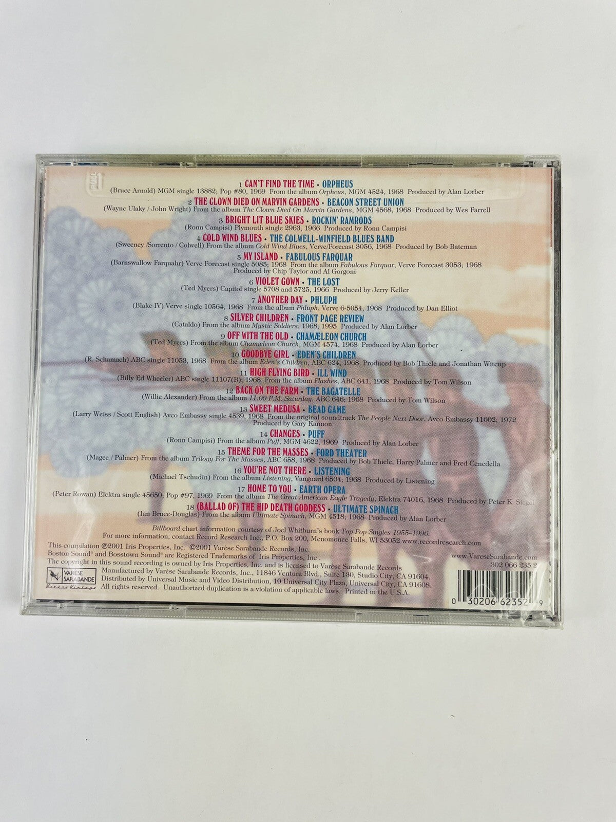 The Best The Boston Sound - CD - Orpheus - Psychedelic #1