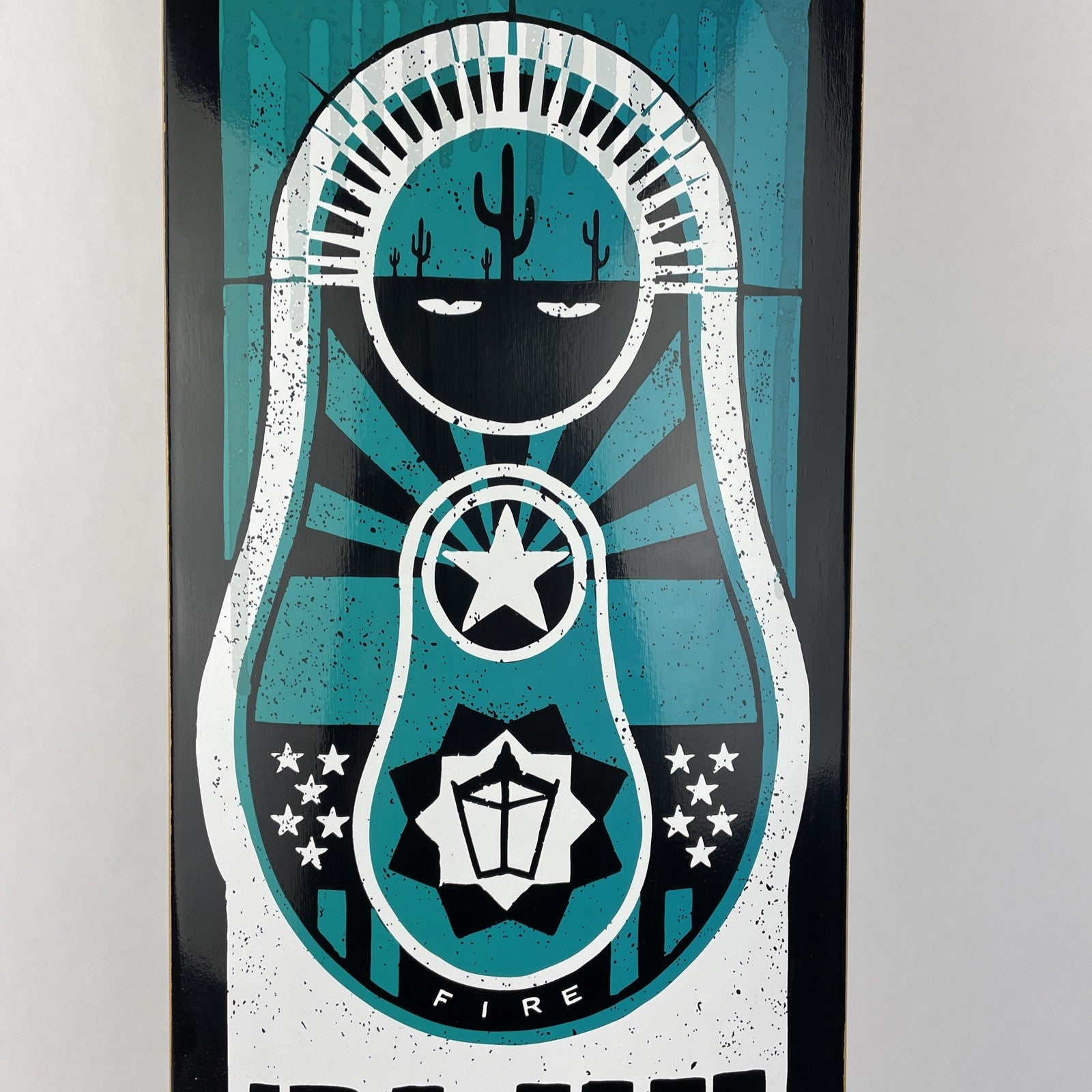Vintage BLUEPRINT Skateboards Deck 7 7/8" Marty Murawski Babushka Purple Stain