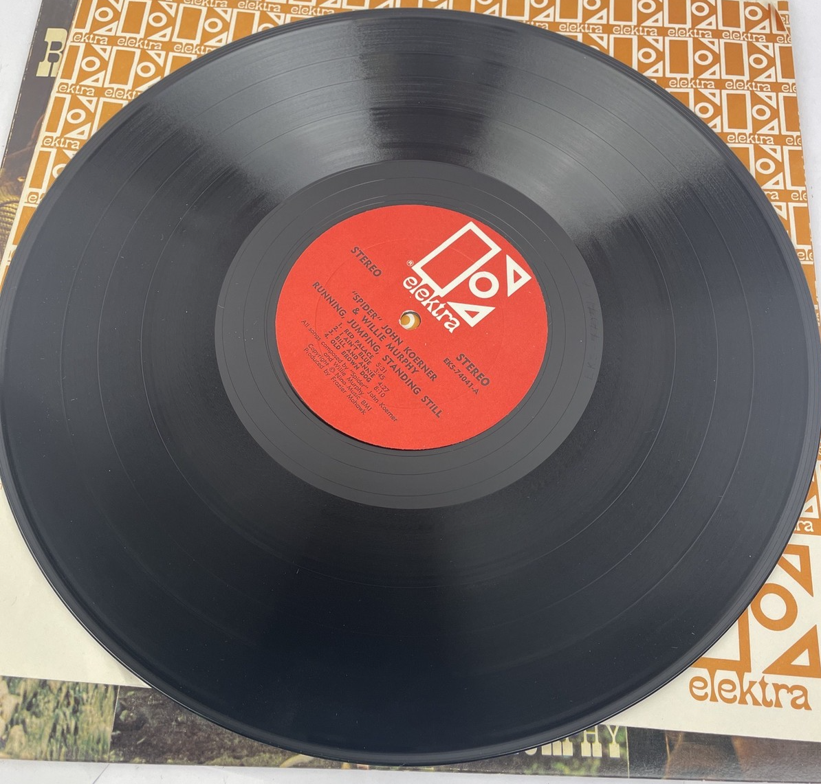 Spider John Koerner - Running Jumping Standing Stil ,LP Elektra EKS 74041 - MINT