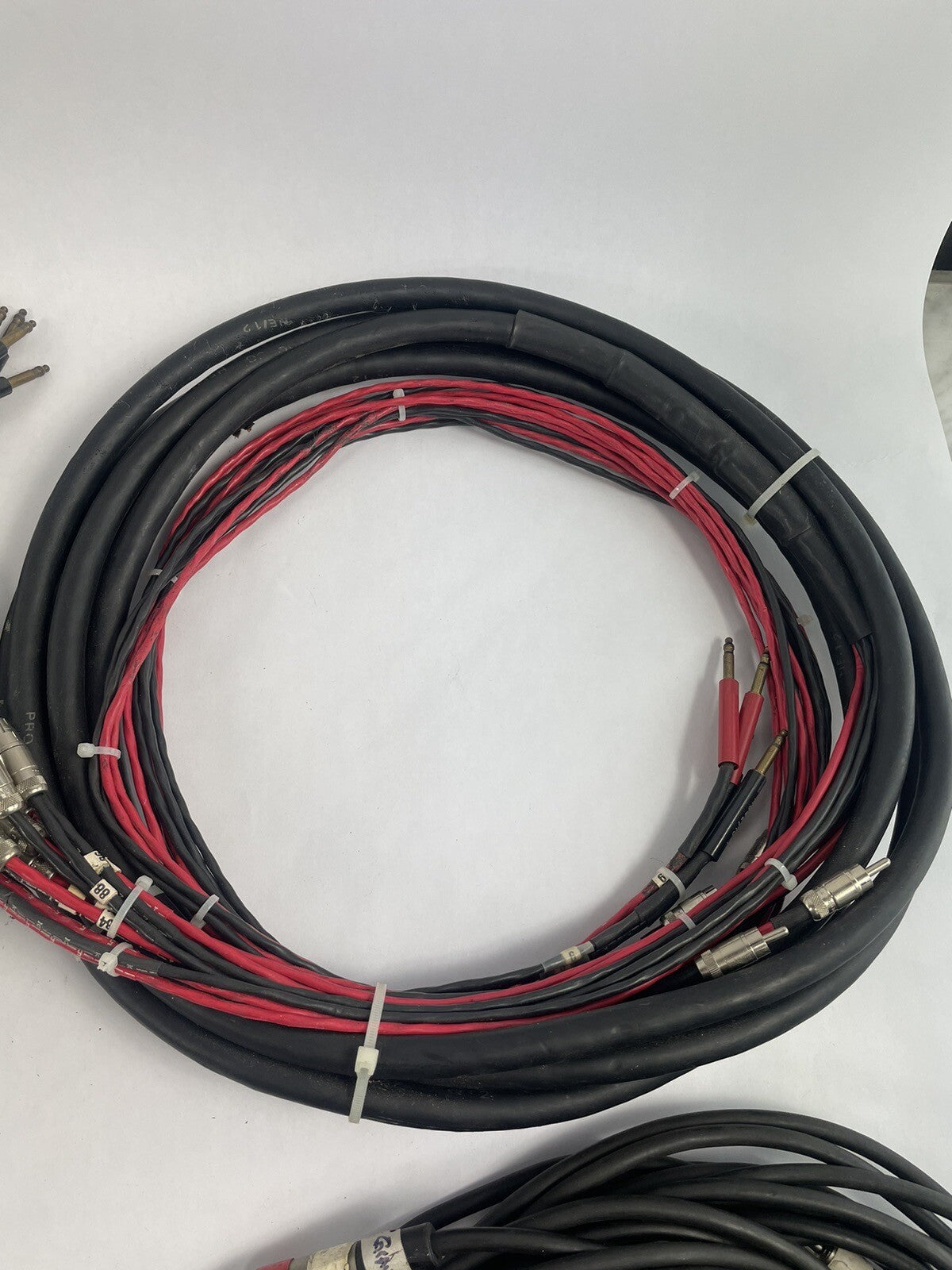 Lot of 8 Audio Snakes - XLR / TRS / Switchcraft  M642 / Neutrik Whirlwind
