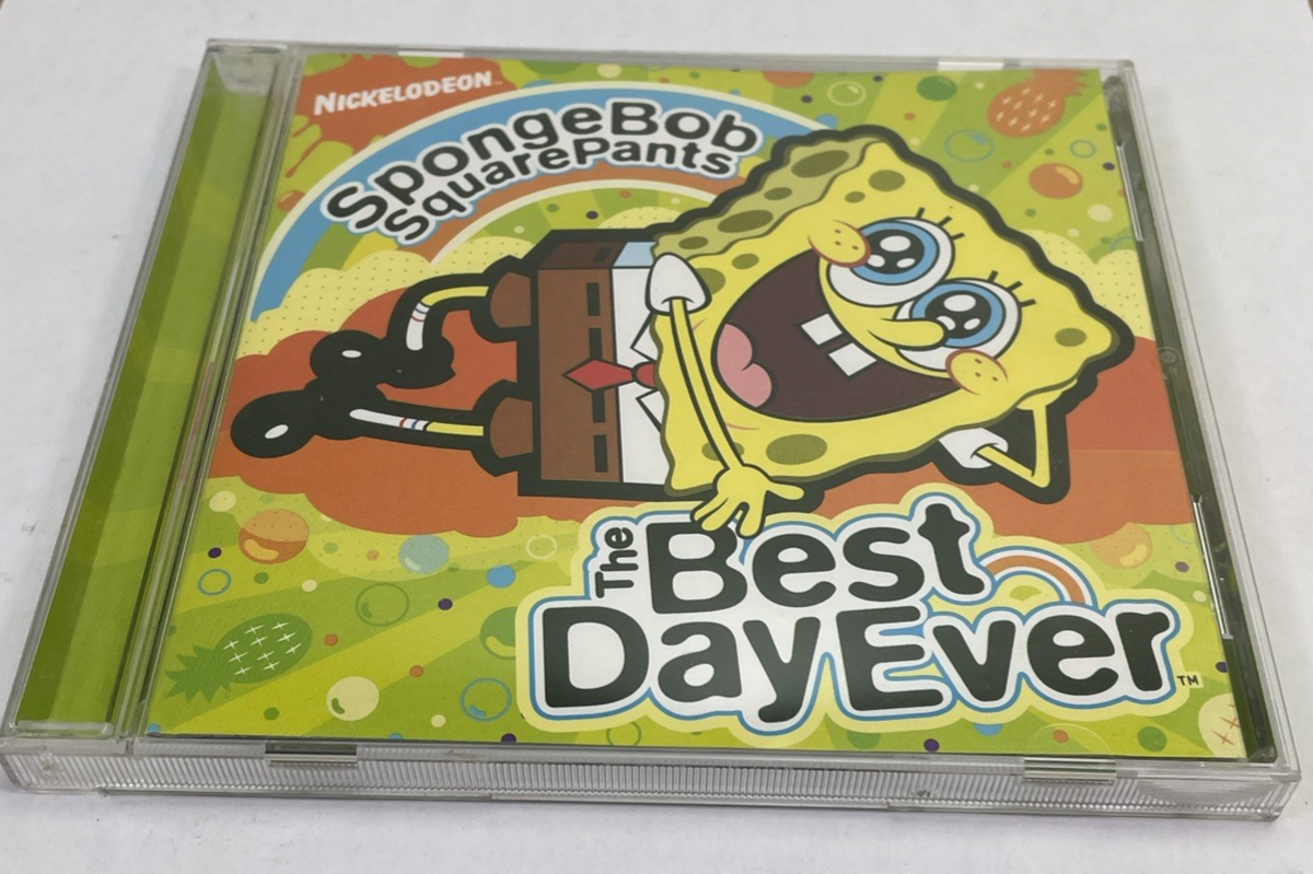 Sponge Bob Square Pants " The Best Day Ever " Digital Audio CD w Card 2006
