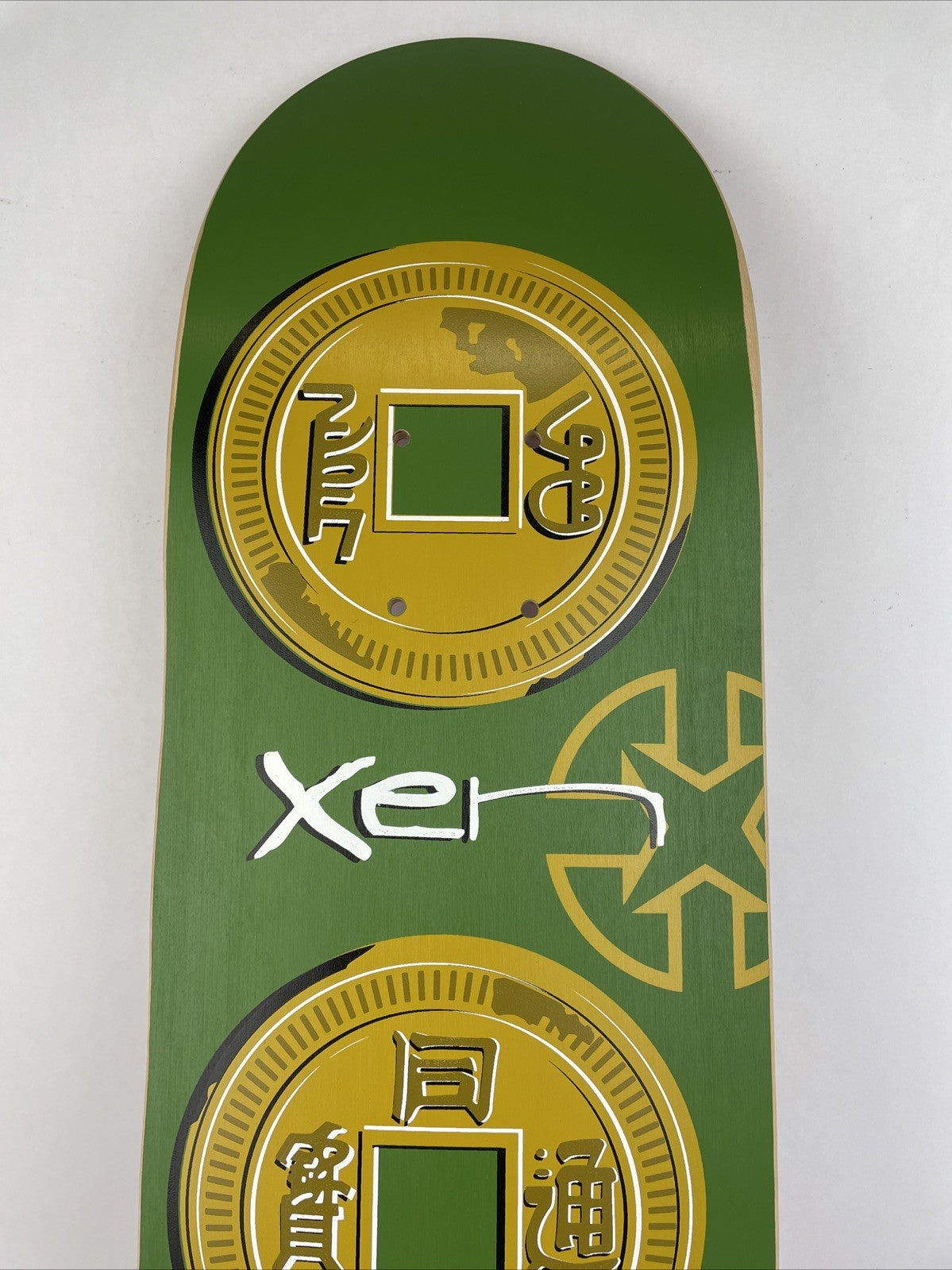 VINTAGE 1990 Aaron Jenkin Xen Skateboards Deck Screened - Andrew Mapstone