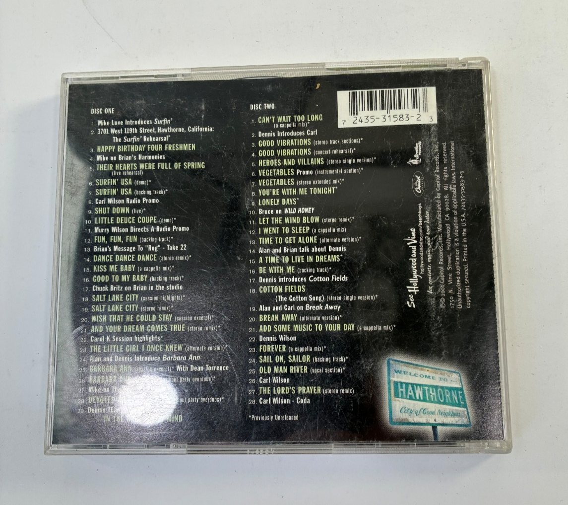 The Beach Boys Hawthorne, CA Capitol 2 CD Set 2001