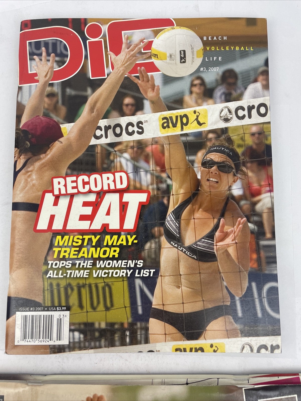 Lot Of 6 x 2007 " DiG " Beach Volleyball Life Magazine #1 - #6 Photo Issue