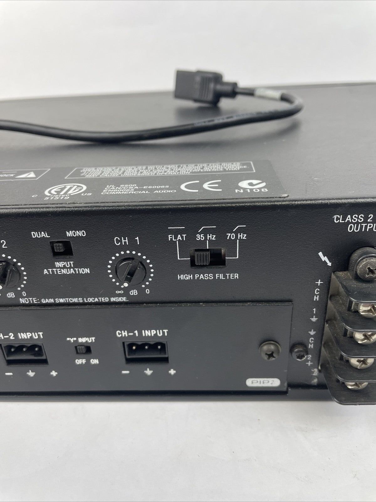 Crown Audio CTs 1200 Two-Channel Power Amplifier 120V-1000W 60HZ