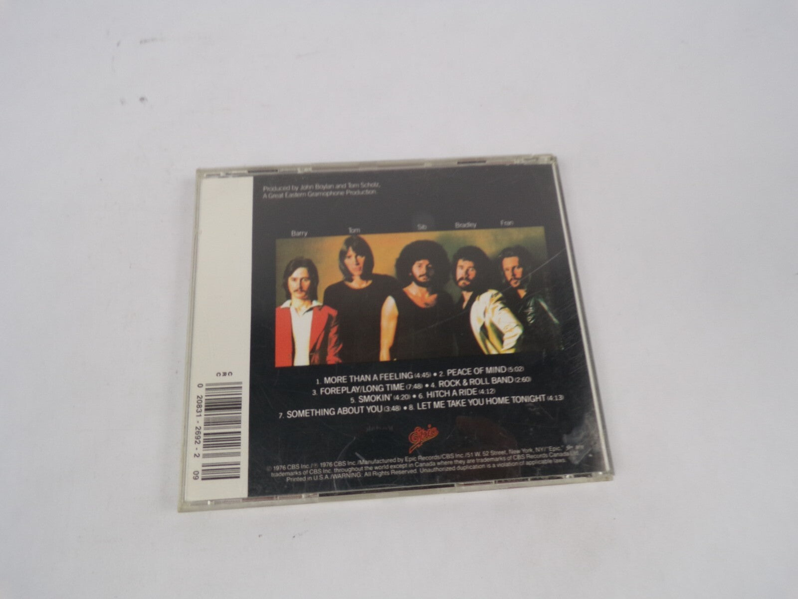 Boston More Than A Feeling Peace Of Mind Rock & Roll Band Hitch A Ride CD#67
