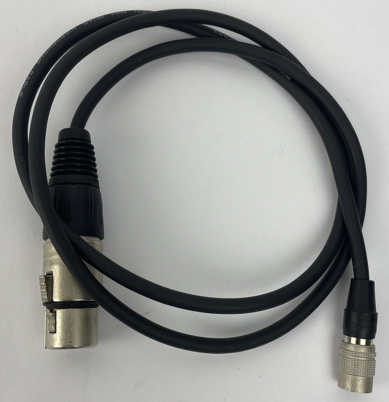 Hirose 4 Pin HR10A-7P-4P Male to Neutrik XLR 4 Pin Female NCFX Mogami Cable 37"