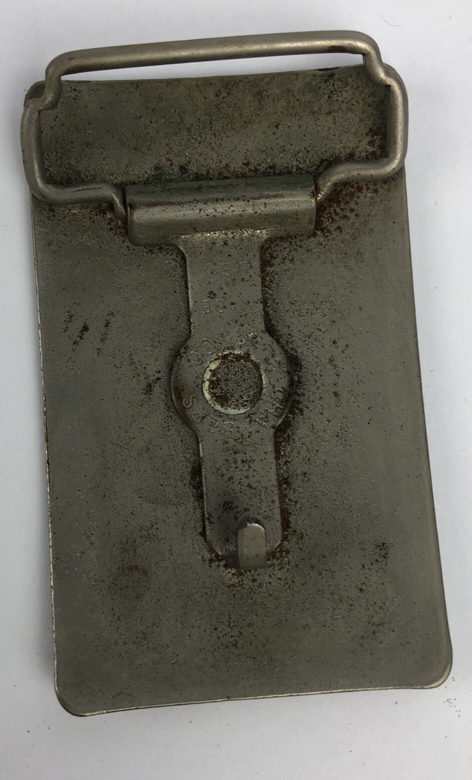 Vintage Chambers Belt Co. USA Horse Head Belt Buckle Horseshoes - Fast Free Ship
