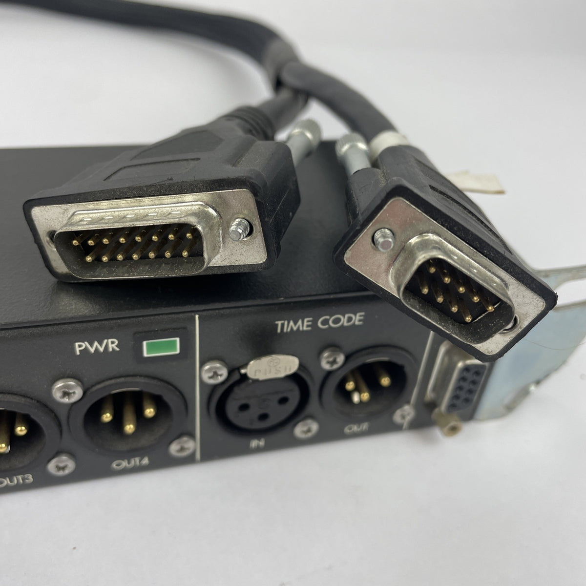 External Analog Audio Editing Breakout Box 1U Rackmount 3 Pin XLR