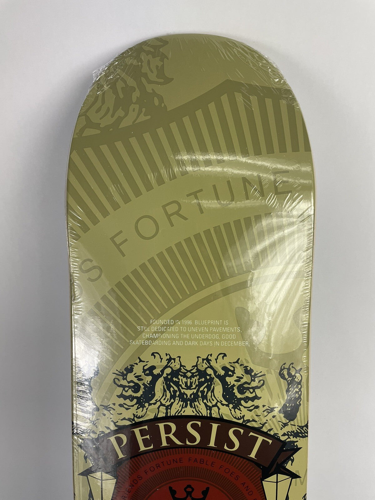 BLUEPRINT skateboards deck 8" RARE quality Courage Color Deck Latte