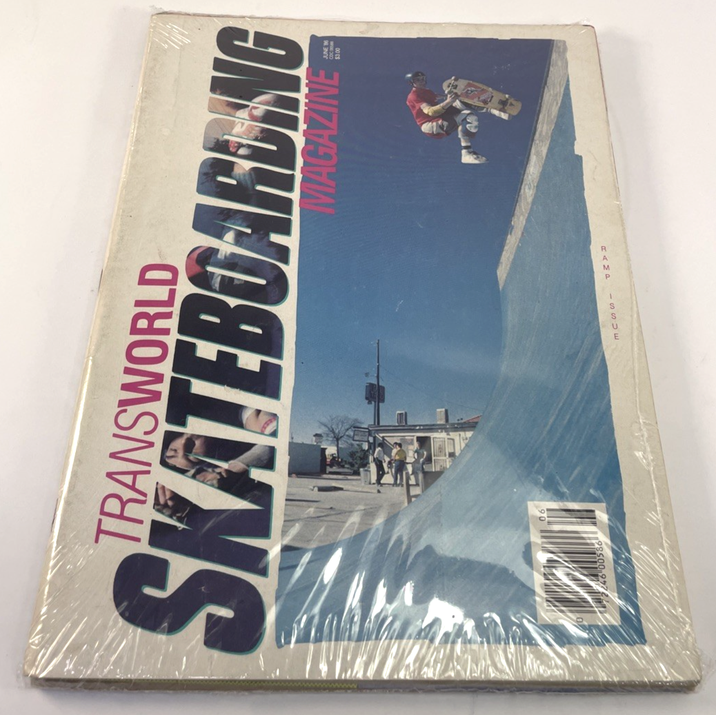 TRANSWORLD SKATEBOARDING MAGAZINE June 1986 Dan Wilkes Cover Neil Blender
