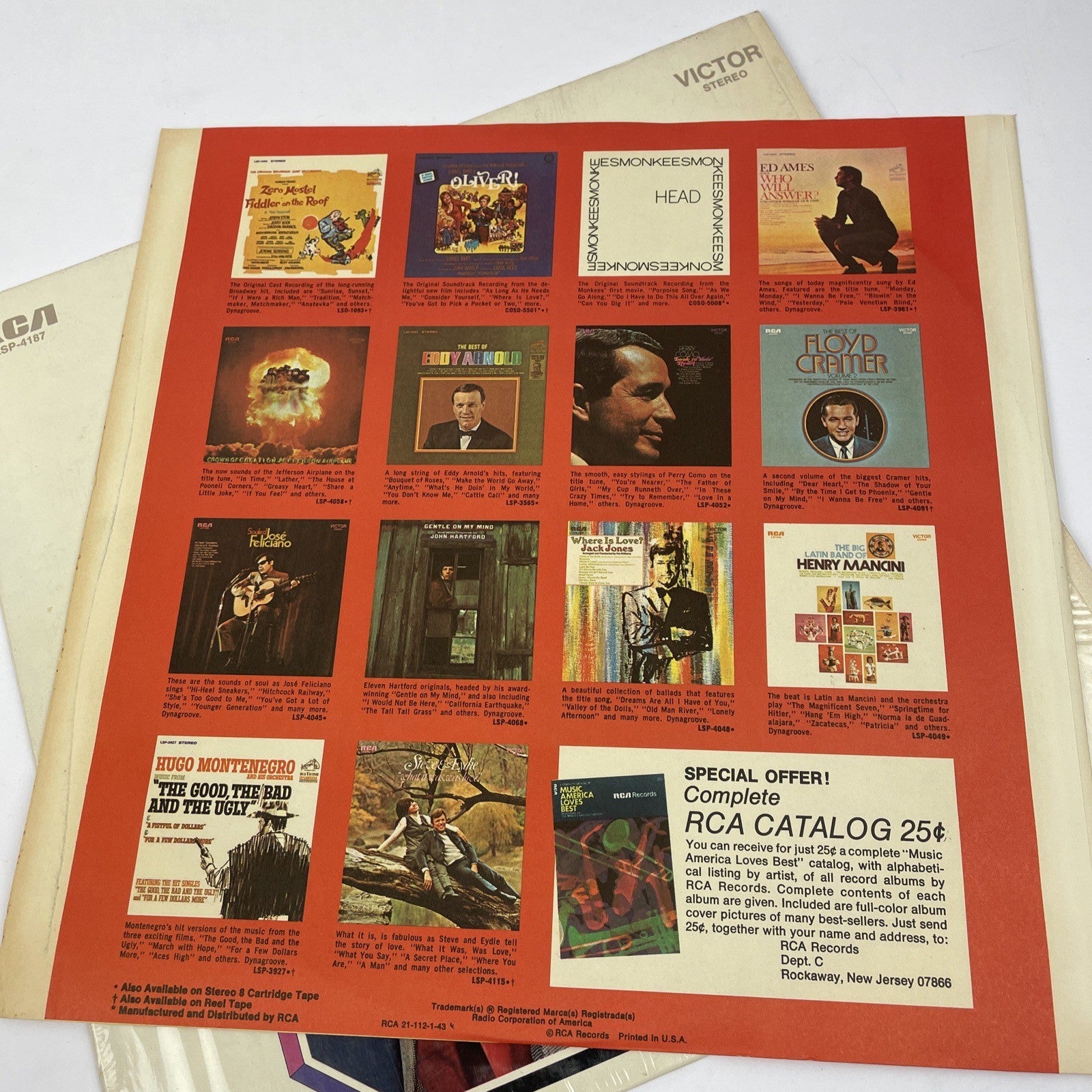 The Best of Jim Reeves Vol. III 3, Vinyl lp, RCA Victor Stereo LSP-4187 VGC