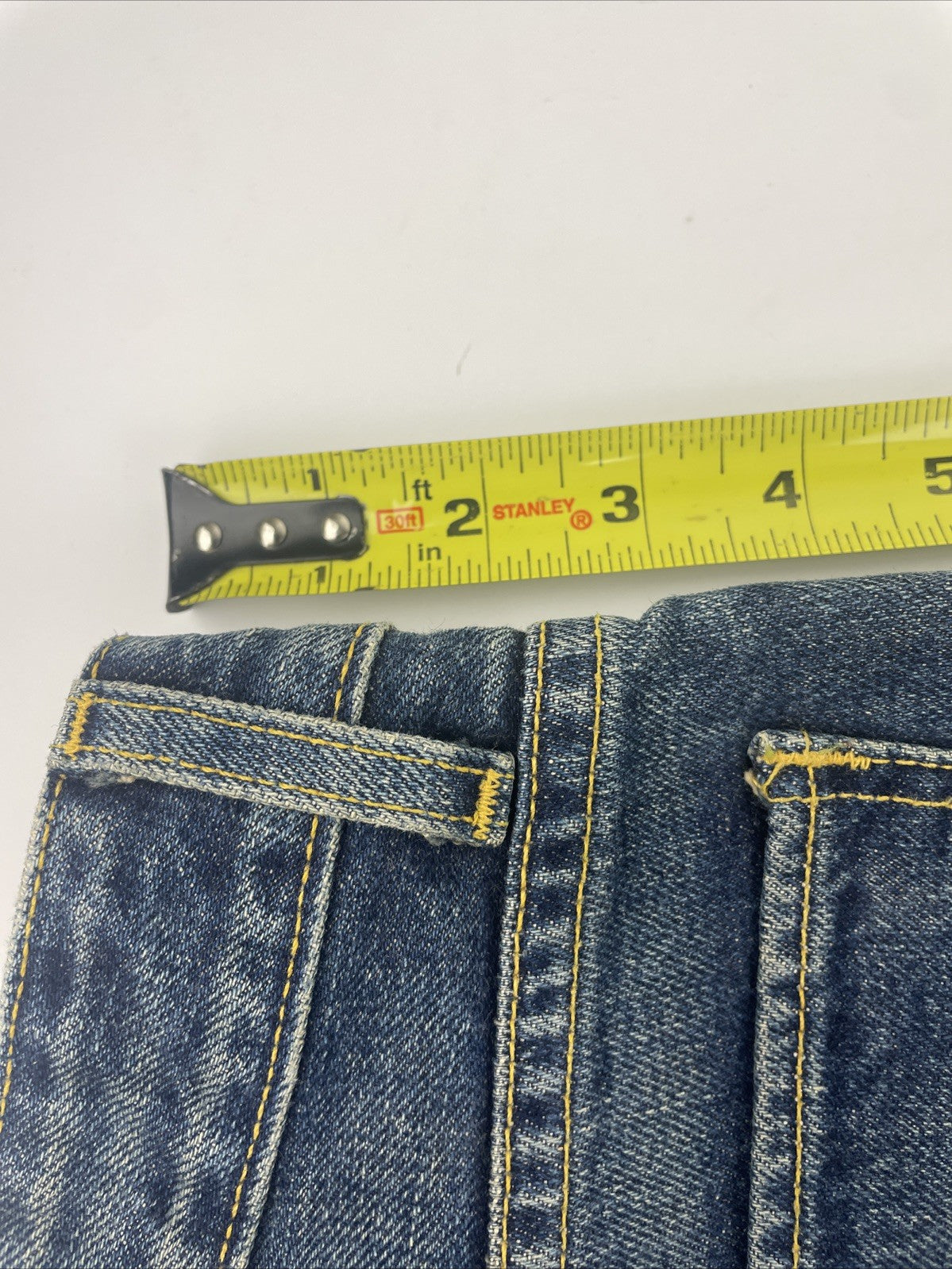 Paper Denim & Cloth 68900 Med Wash Women's Denim Jeans Sz 25 Y2K Distressed Worn