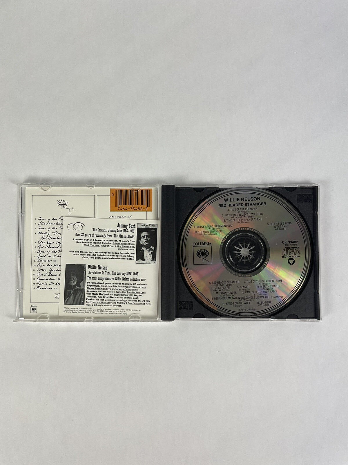 WILLIE NELSON - Red Headed Stranger CD    #6