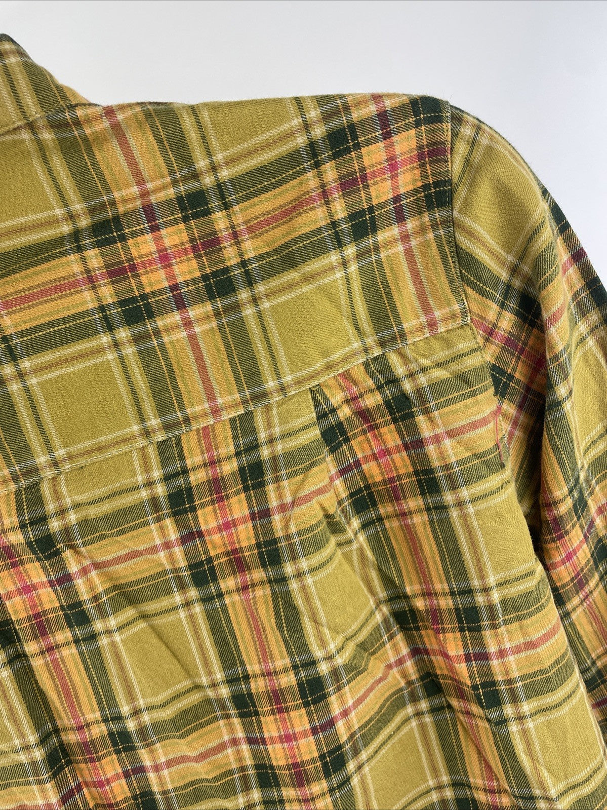 Liz Claiborne LizSport Petite Plaid Button-Up Shirt Women's Size M Long Sleeve